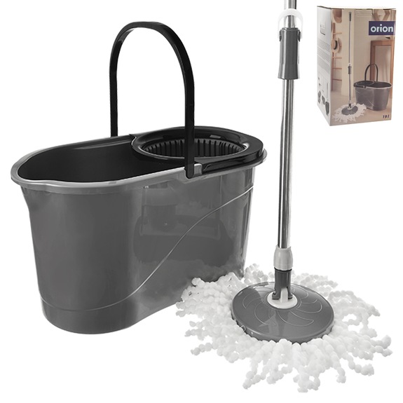 Mop se ždímačem set GREY šedá