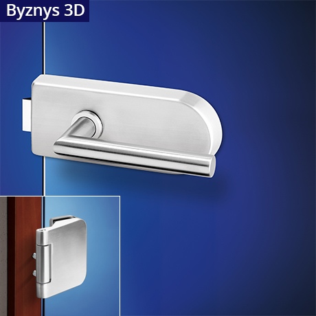 Tipa Byznys OV kování na skleněné dveře