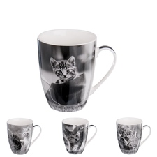 Hrnek porc. kotě 0,36 l mix // II. JAKOST