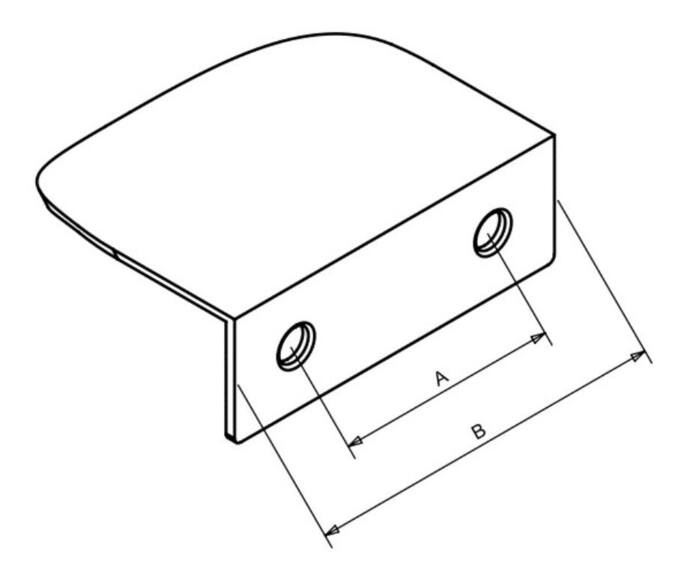 Úchytka UA02-0256-0276, černý mat.