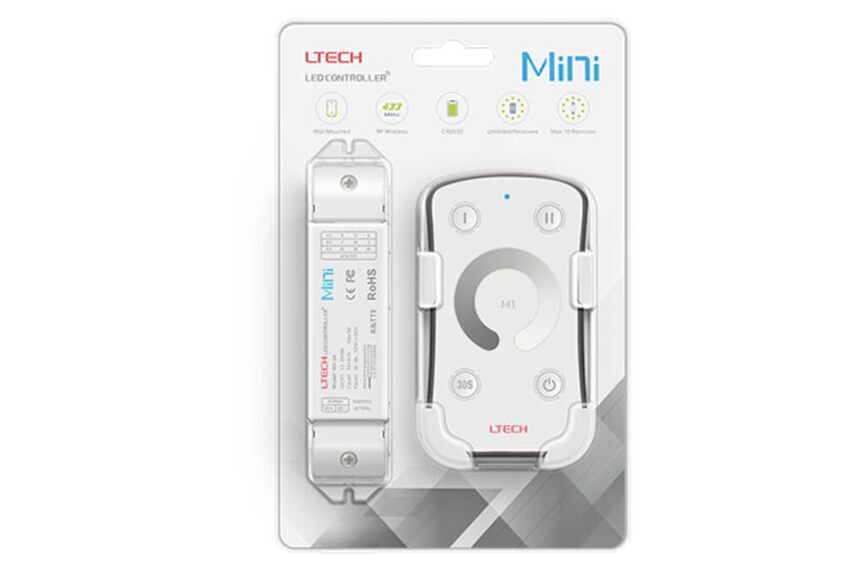 Dotykový dálkový ovladač s přijímačem