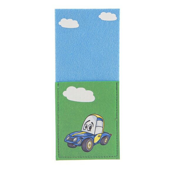 Kapsa na příbory polyester dětská AUTO