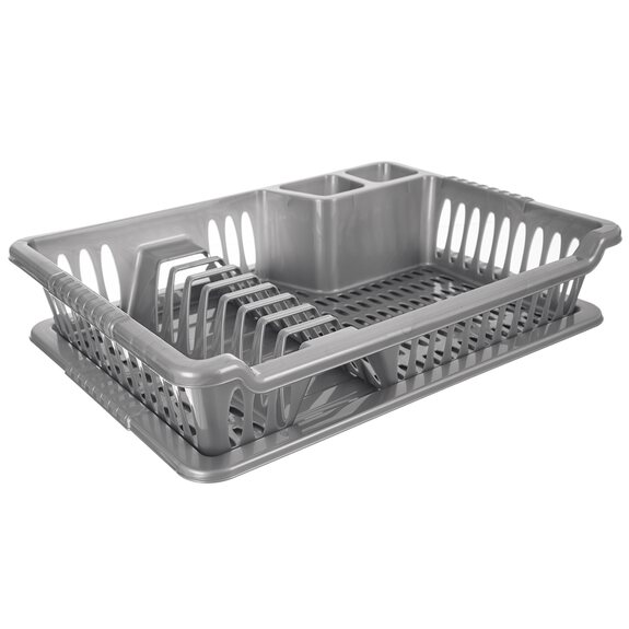 Odkapávač UH Vio 2 díly 40x29x8,5 cm šedá