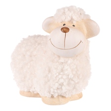 Ovečka - keramická dekorace malá