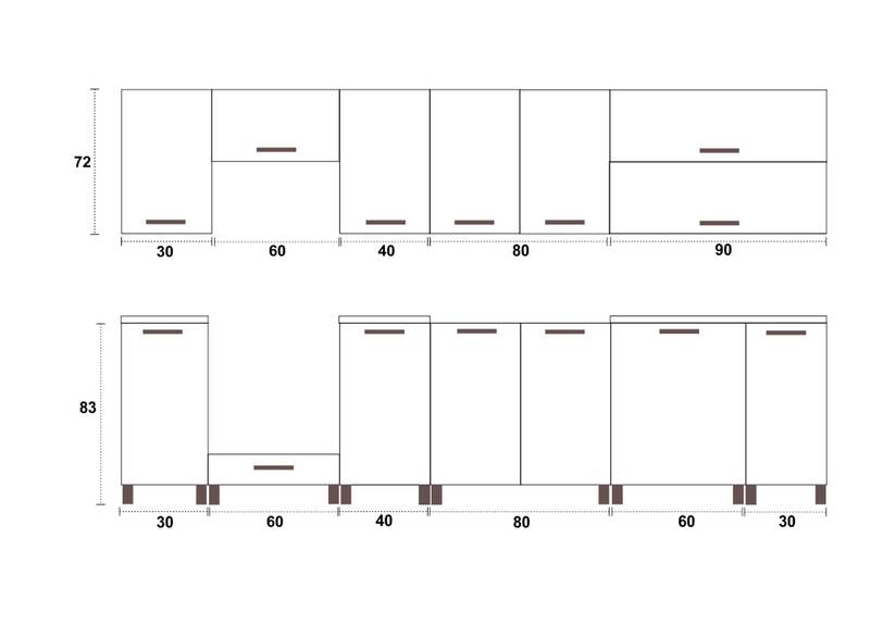 Kuchyňská linka Falco Biodera MDR 300