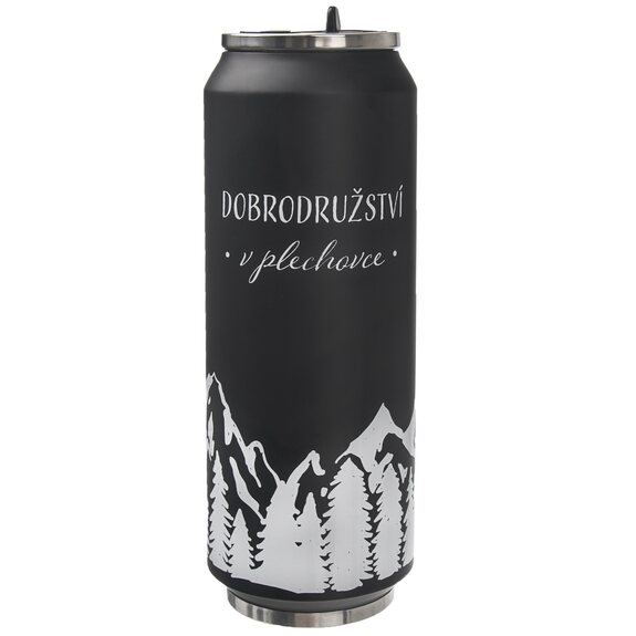 Termoska-plechovka nerez 0,7 l hory CZ