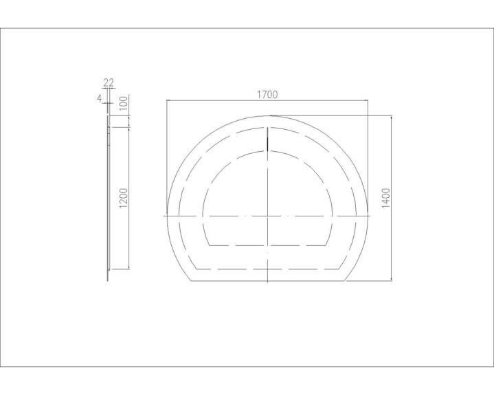 Zrcadlo SNAB STYLE O1700