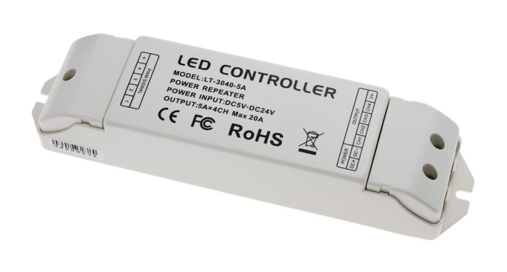 Zesilovač PWM čtyřkanálový