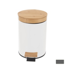 Koš odp. kov/UH s pedálem+bambus. víko 3 l mix, náh. 731719 a 731718