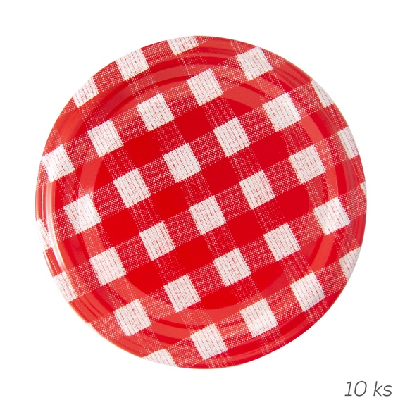 Víčko kov 66 karo 10 ks