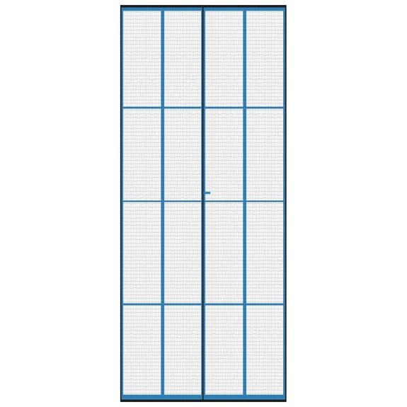 Síť proti hmyzu dveře 100x212 cm černá