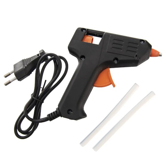 Pistole tavná UH GUN+tavné tyč. 2 ks