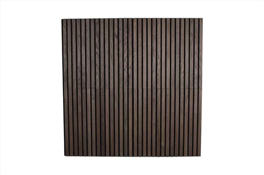 Dekorační obkladový SLAT panel akustic Straight Dub Černý
