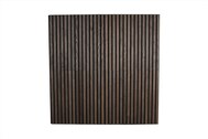 Dekorační obkladový SLAT panel akustic Straight Dub Černý