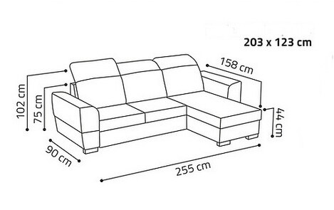 Sedací souprava Falco Cabot UNI
