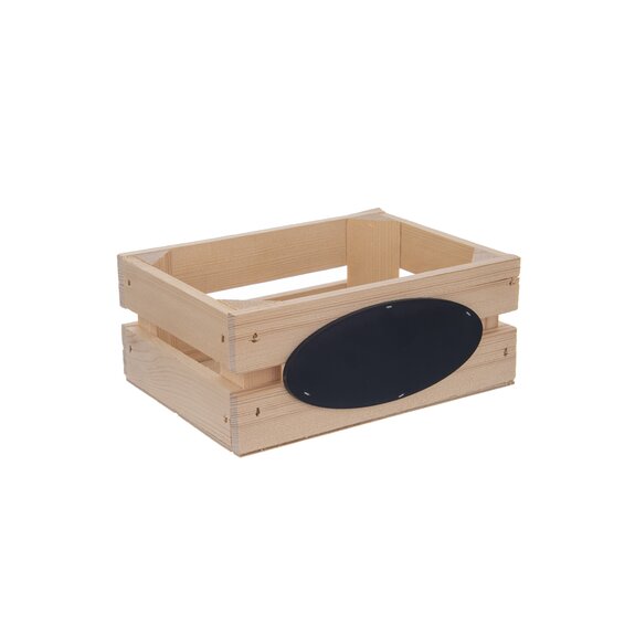 Bedýnka dřevo Industrial tabulka 20x14,5x8 cm