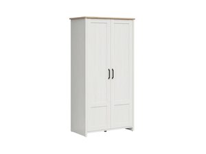 Skříň LOKSA SZF2D borovice bílá anderson