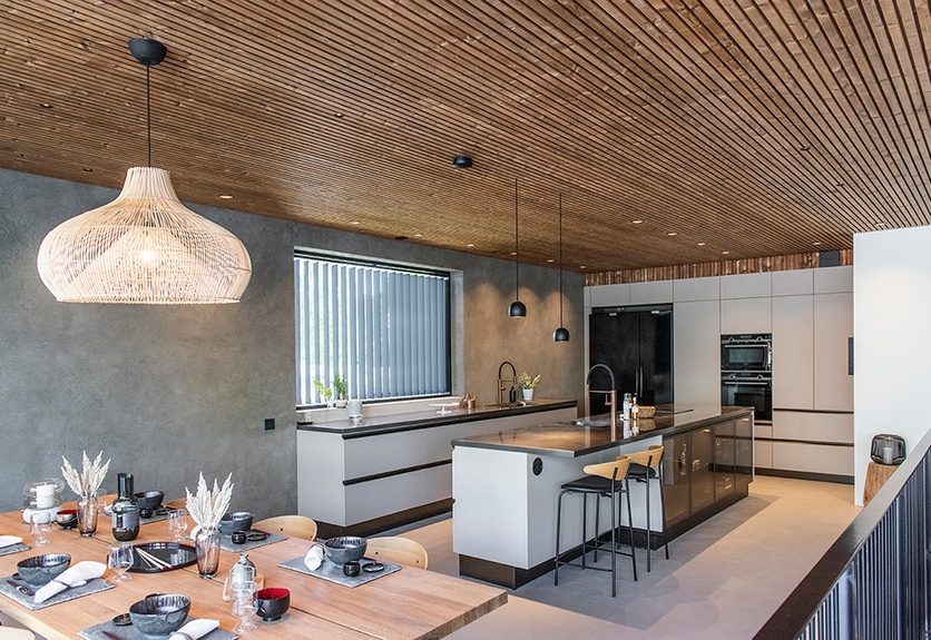 Exteriérový dřevěný obkladový SLAT panel 33-11 masiv