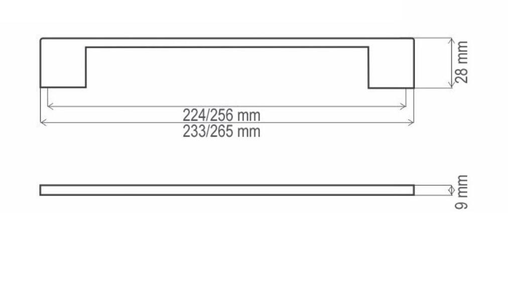 Úchytka D705 nikl mat