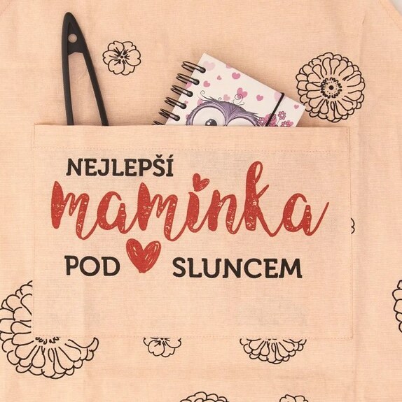 Zástěra bavlna kuch. NEJLEPŠÍ MAMINKA CZ