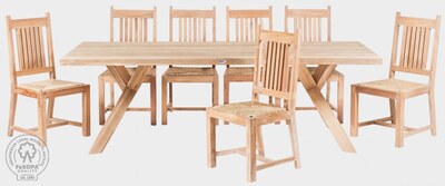 SPIDER+NANDA SET - sestava z teaku