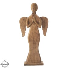 Anděl dřevo MANGO v. 76,5 cm