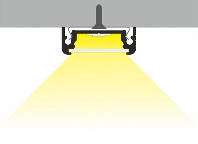 Profil SURFACE LINE 14 bílý komaxit (midi Wireli11)