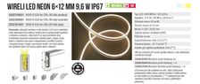 LED NEON 6x12 MM WIRELI WN 624lm 9,6W 0,8A 12V (bílá neutrální)