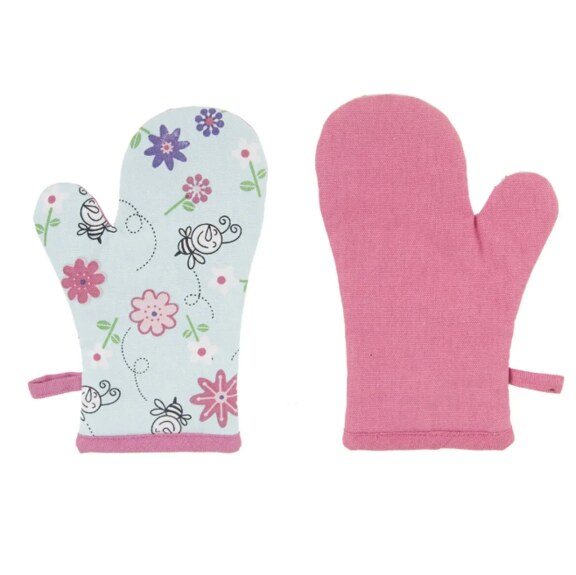 Zástěra bavlna dětská+chňapka+čepice Holka