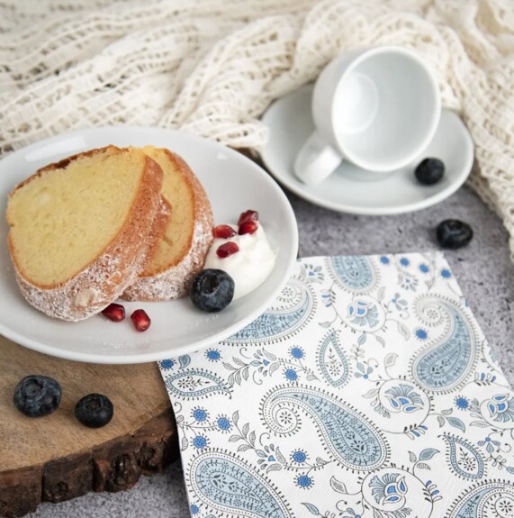 Ubrousek papír kašmírový vzor 20 ks 33x33 cm