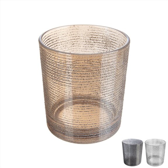 Svícen sklo velký mix