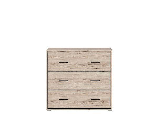 Komoda RONSE KOM3S dub san remo světlý/šedý wolfram