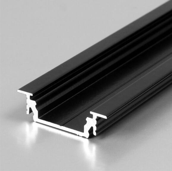 Profil GROOVE LINE 14 černá anoda 2000mm