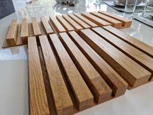 Dekorační obkladový SLAT panel masiv Vzorkovník