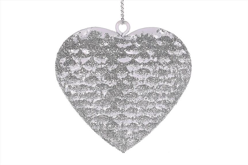 Srdce kovové VCA133 SIL