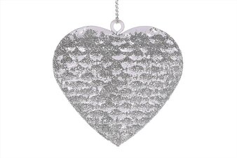 Srdce kovové VCA133 SIL