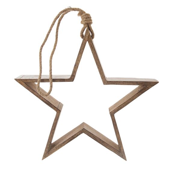 Hvězda dřevo MANGO
