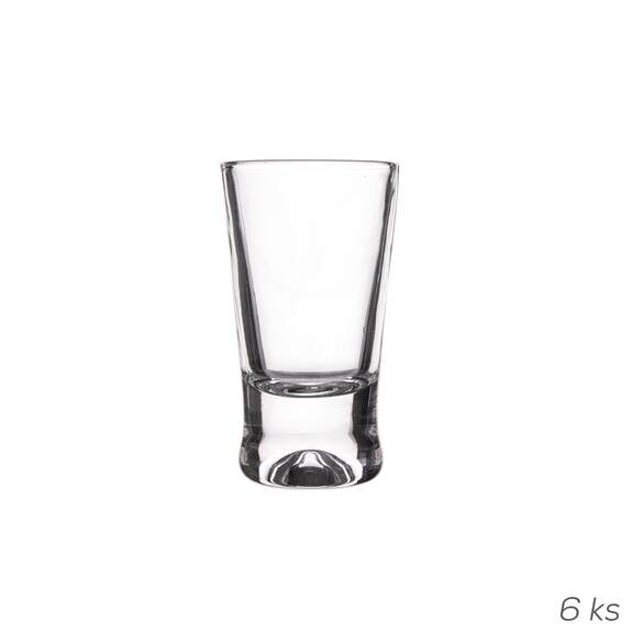 Odlivka sklo Glas 0,025 l SH 6 ks