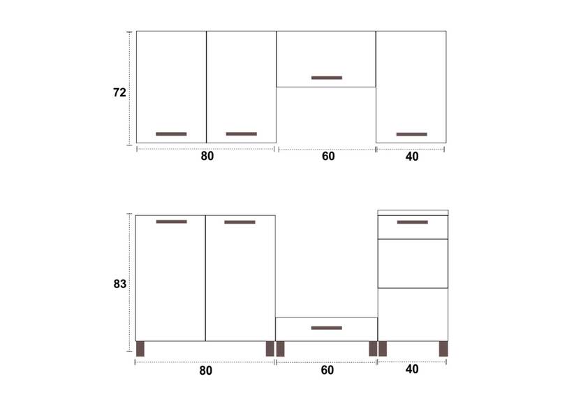 Kuchyňská linka Falco Despacito MDR 180
