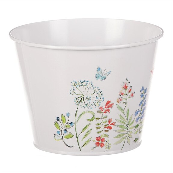 Kovový obal na květiny, květinový design OK6375-L