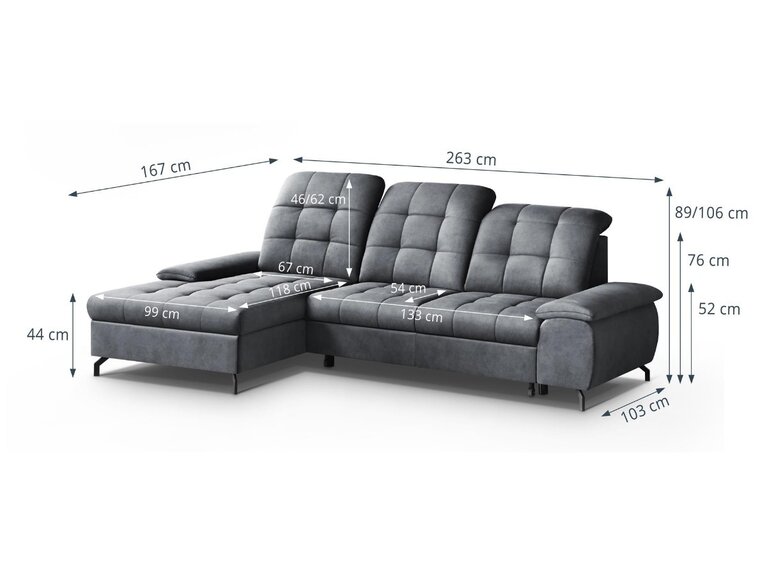 BAMARO MINI rohová sedací souprava