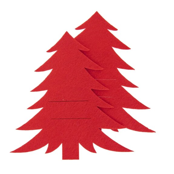 Kapsa na příbory polyester STROMEK 2 ks červená