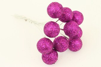 Vánoční přízdoba fialová prz719784