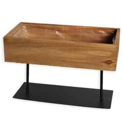 Obal stojan dřevo/kov 32cm