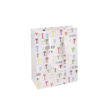 Taška papír dárková Co to bude 14x7x18 cm CZ