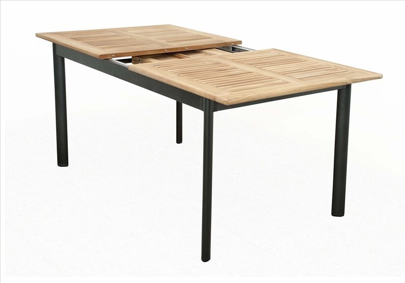 CONCEPT - rozkládací stůl s teakovou deskou FSC(R)