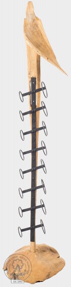 FLORES RECYCLE - stojan na víno z teaku