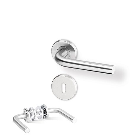 Rozetové kování Lida R nerez