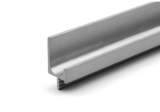 TULIP Narážecí úchytový profil Juvio 347mm eloxovaný hliník