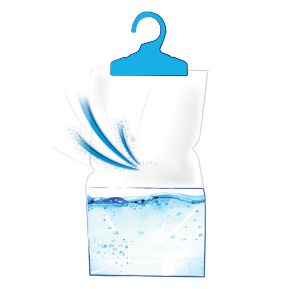 Pohlcovač vlhkosti Dampi závěsný 400 g, náhrada 832374